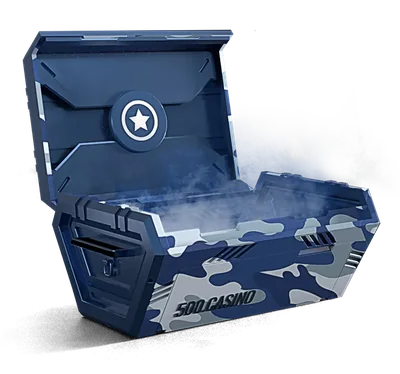 Indigo Infiltration case on CSGO500