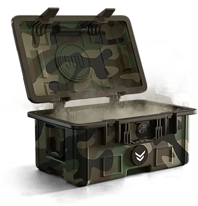 Shrouded in Green case on CSGO500
